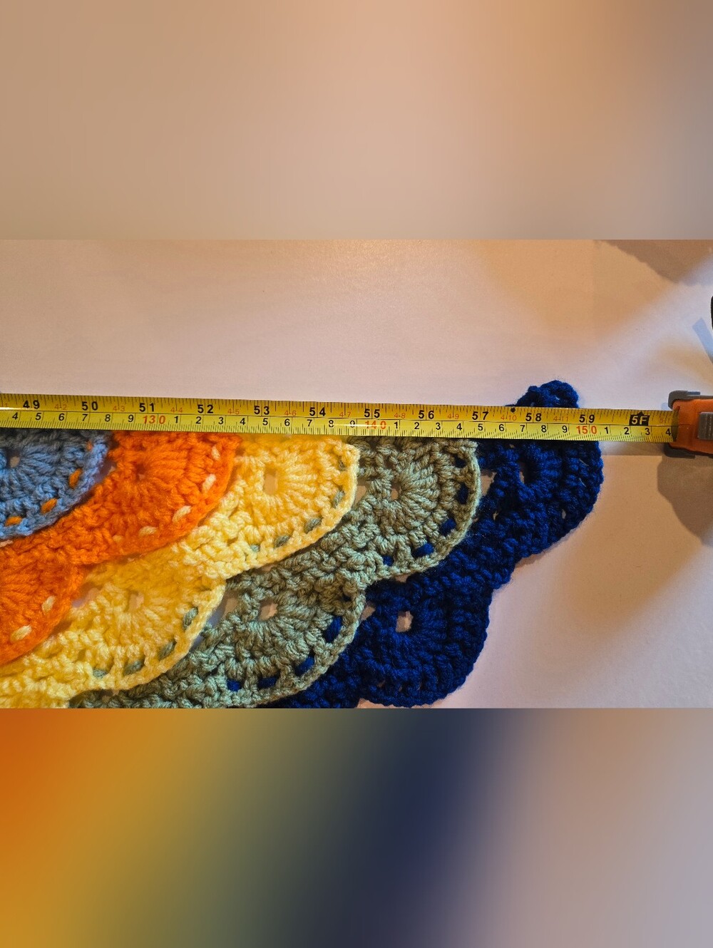 Handmade Crochet Virus Shawl Wrap - Picture 4 of 11